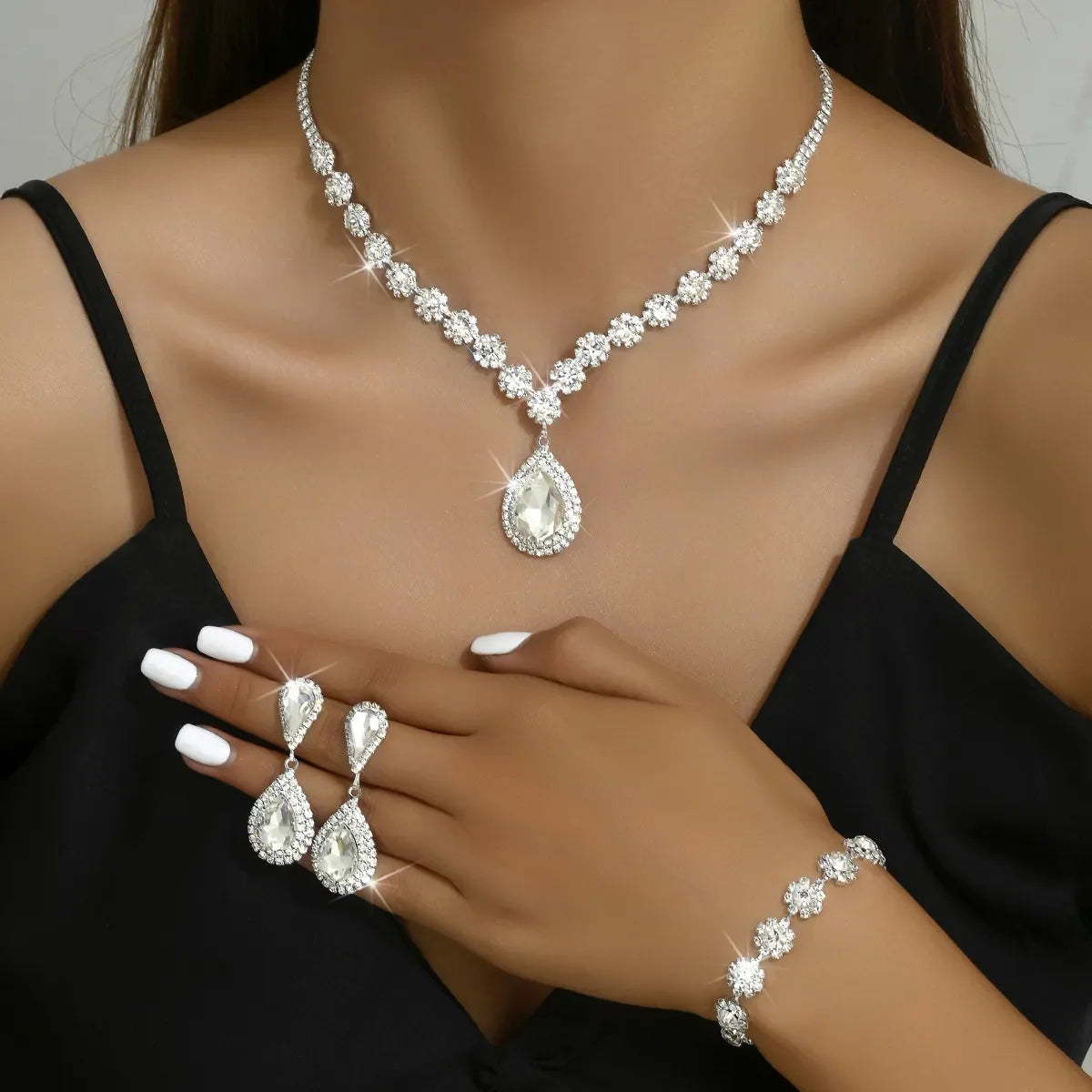 Bridal Fashion Jewelry Set – 3pcs